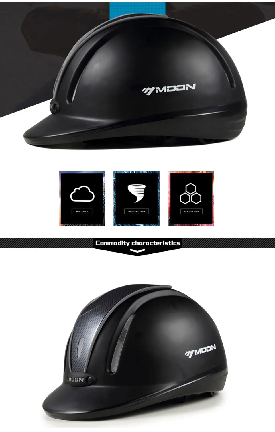 MOON Kids, взрослый Конный шлем, шлем для верховой езды, дышащий, прочный, безопасный, полупокрытие, шлемы для верховой езды