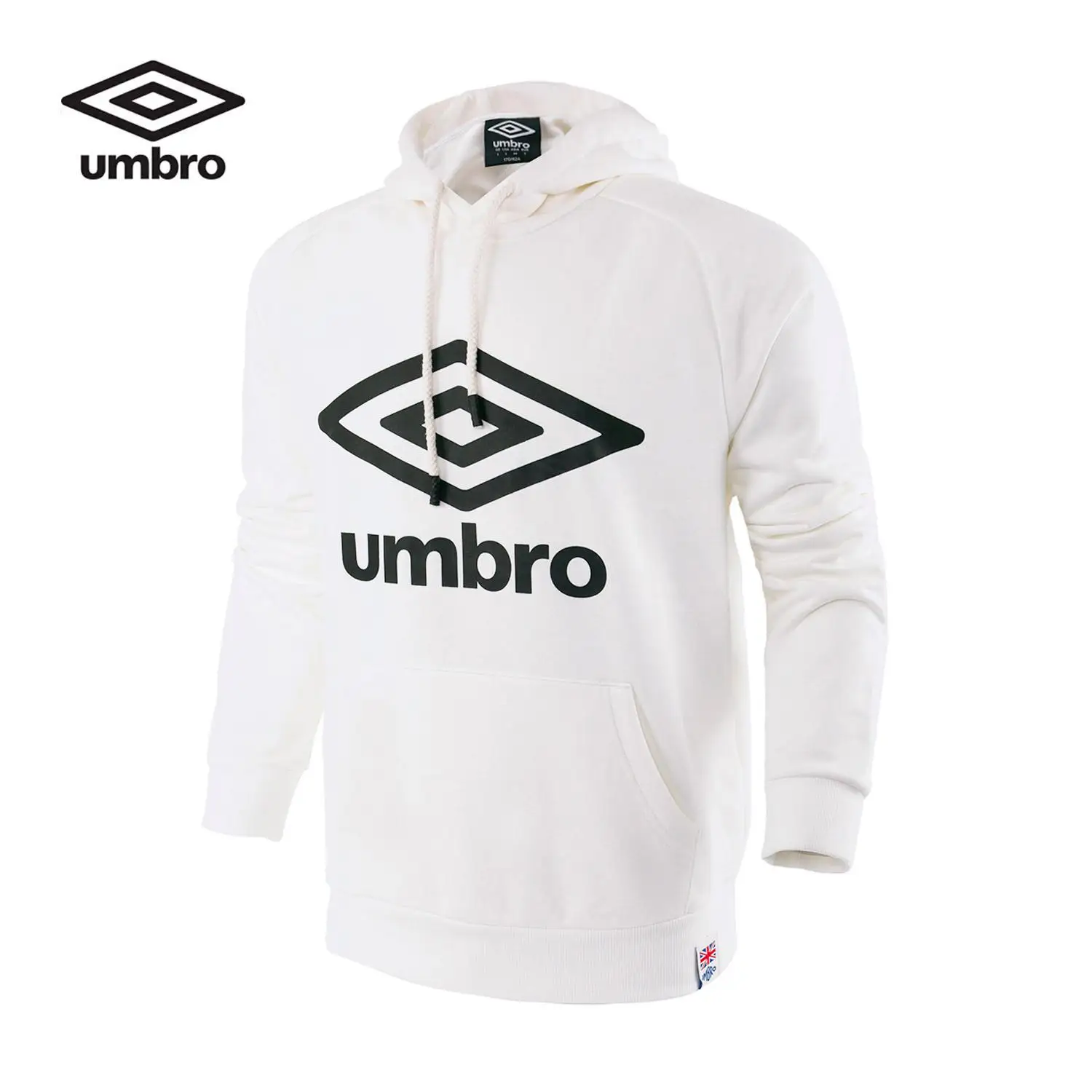 Umbro мужские новые зимние толстовки скейтборды спортивная куртка с капюшоном UCB63253 - Цвет: Белый