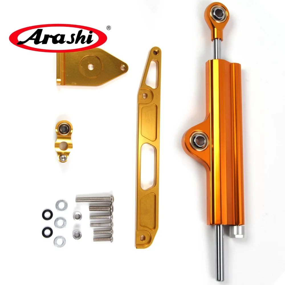 

Arashi Steering Damper Stabilizer For HONDA XJR1300 XJR 1300 2002 - 2015 Motor Mount Bracket 2003 2004 2005 2006 2007 2008 2009