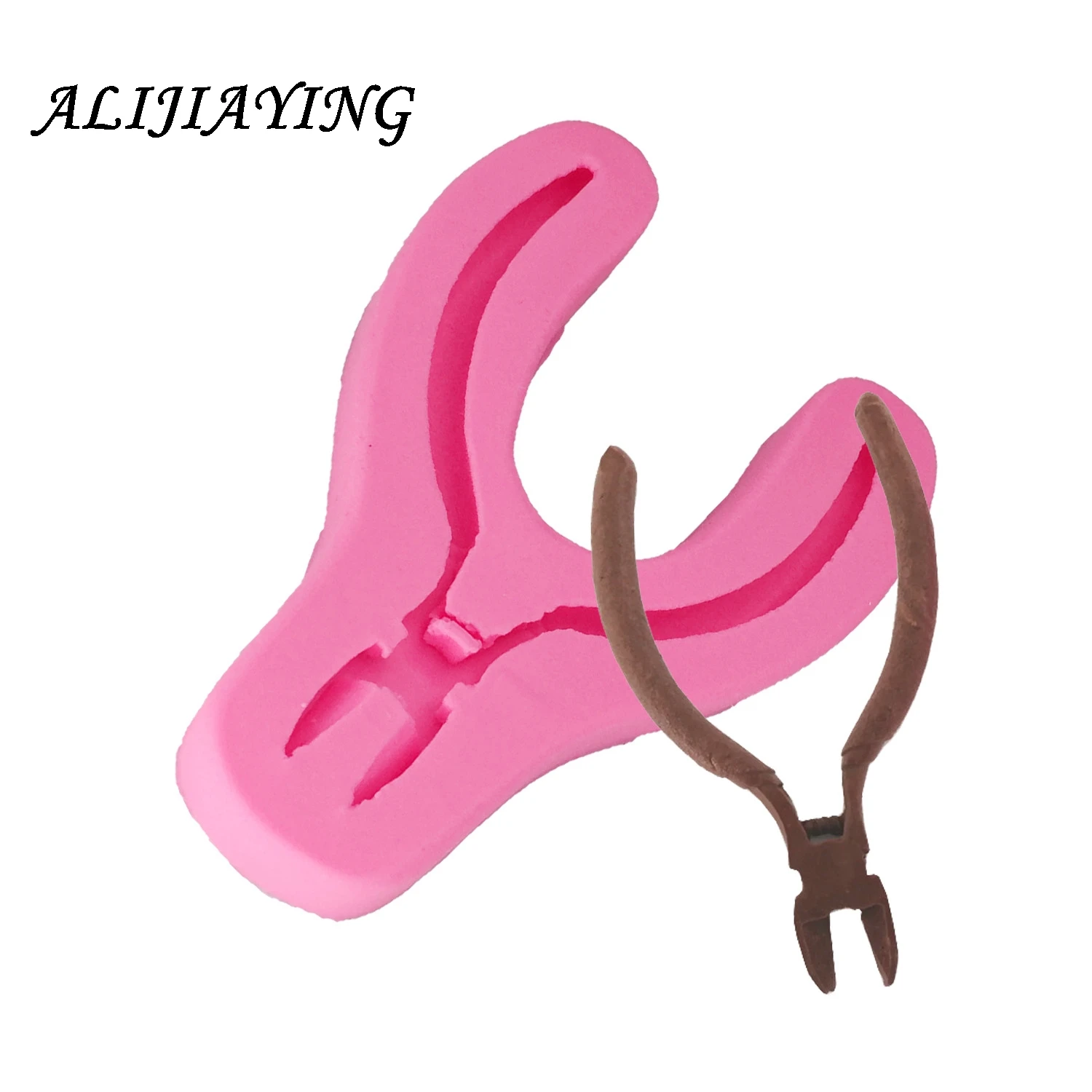 

1Pcs 3D Pliers shape Silicone Fondant Molds Cake Decorating Tools Sugar Paste Candy Chocolate Molds D1276
