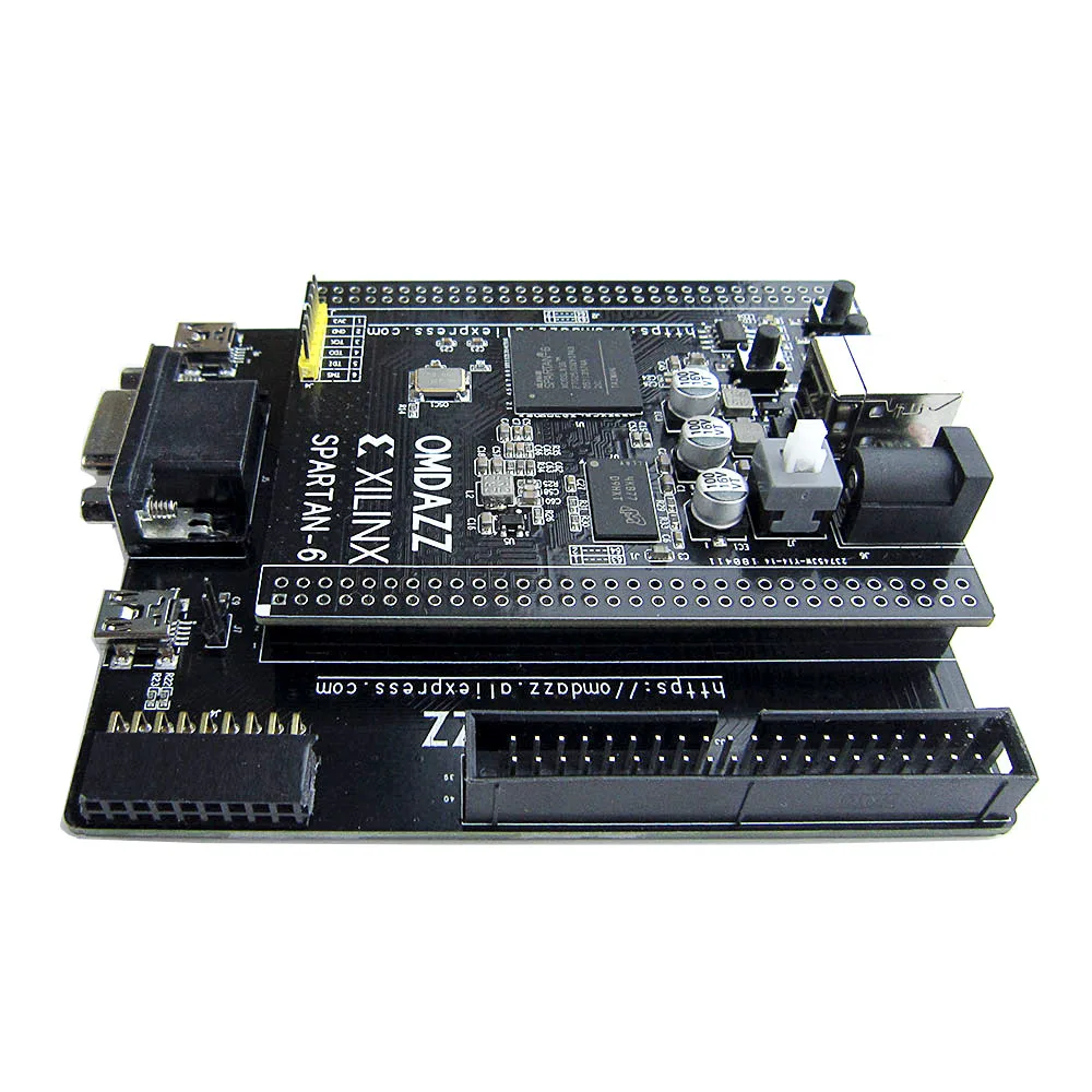 Макетная плата XILINX FPGA Spartan6 XC6SLX16 Spartan 6 Core Card и IO Плата с 128M DDR3 бесплатная