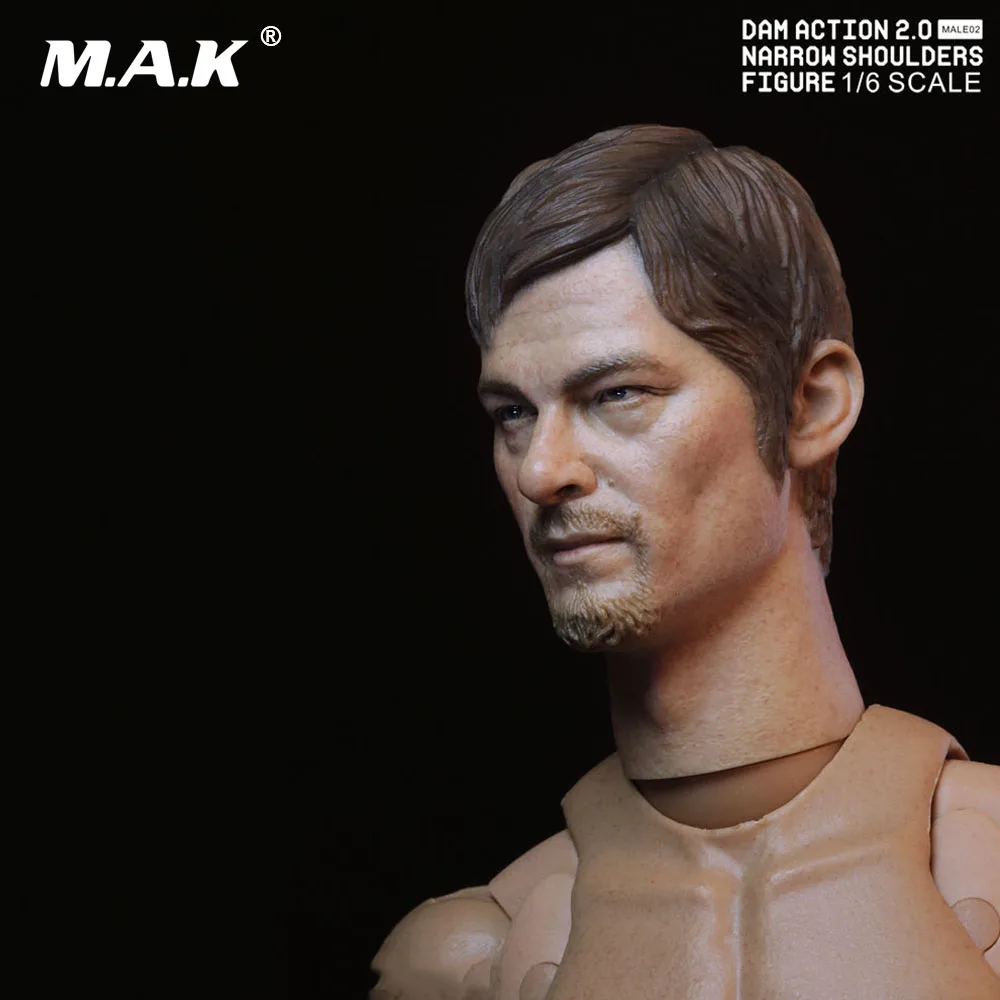 Экшн фигурка Ходячие мертвецы в масштабе 1:6 мужские фигурки узкие плечи тело