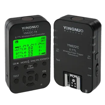 

YONGNUO YN622C-KIT E-TTL Wireless Flash Trigger Controller + Transceiver Kit for Canon Camera
