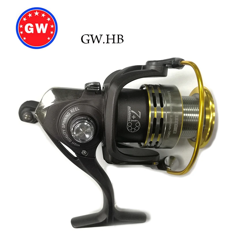GW Рыбалка катушка 100% gw HB 1000 4000 Series 7 + 1 BB Guangwei соль и Пресной Воды Спиннингом
