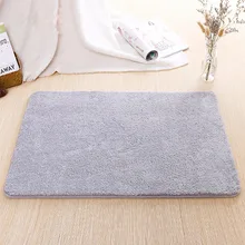 Meet Jo полиэстер Прямоугольный Коврик прямоугольная область одноцветные коврики нескользящие для дома гостиной спальни ванная комната коврики для кухни 1 шт