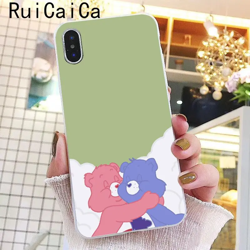 Pink Lovely Care Bears rainbow Cute