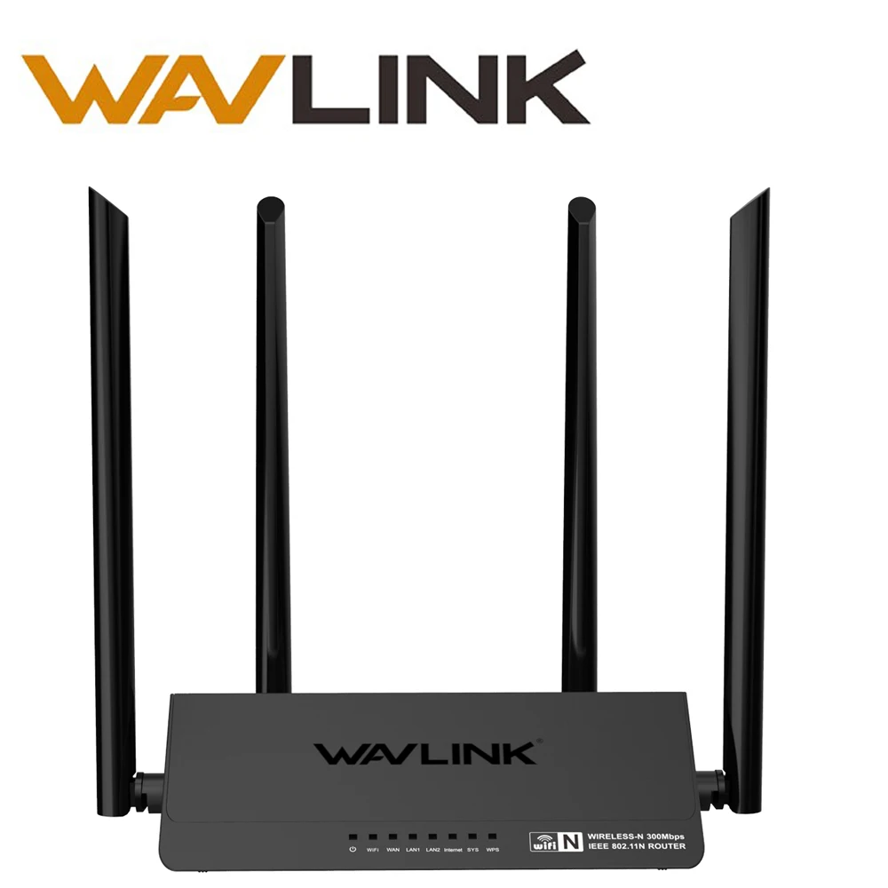 Wavlink 300 Mbps Wireless Wifi Router Smart Repeater Access Point Smart APP 4 External Antennas