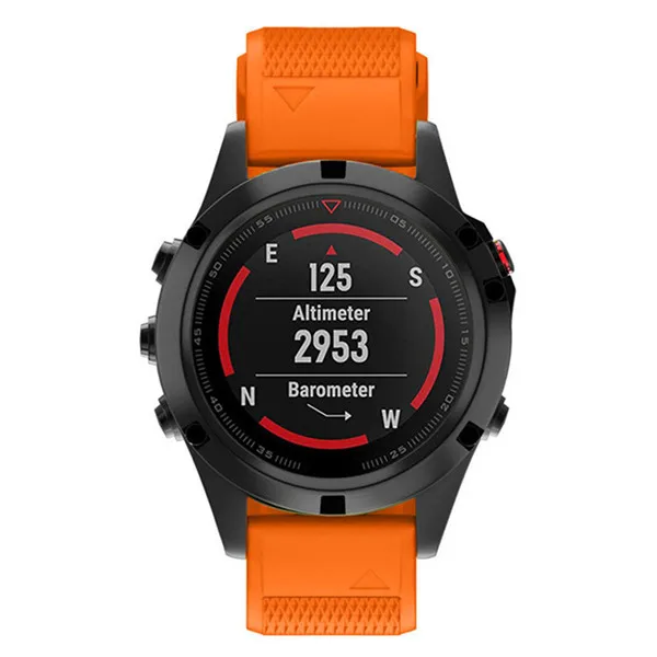 Часы Starp Замена силикагель быстрая установка часы ремешок резиновый для Garmin Fenix 5X gps часы jh0419