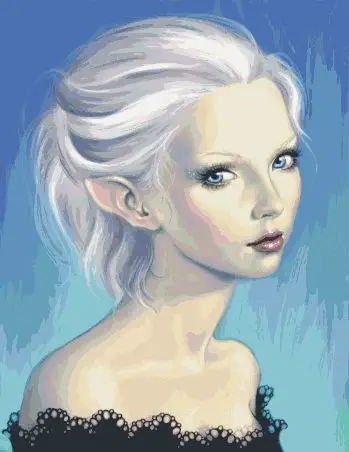 

Needlework,Portrait of a girl with sexy 14 Unprinted for Embroidery,DIY DMC Cross stitch kits,Art Pattern Cross-Stitching Decor