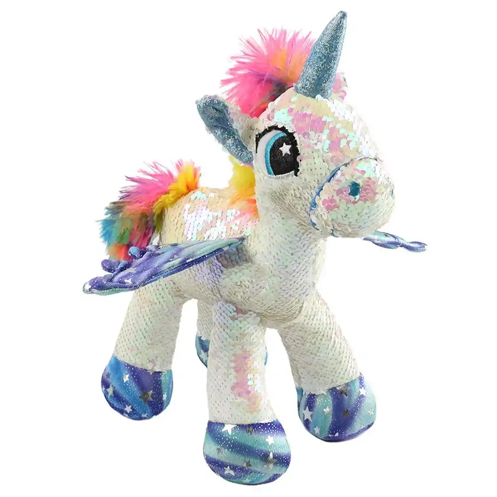 unicorn sequin stuffed animal