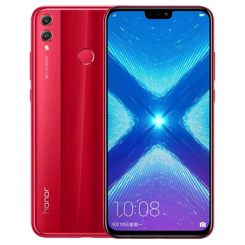 Honor 8X global rom смартфон 6,5 ''полный экран OTA обновление Android 8,1 Восьмиядерный отпечаток пальца