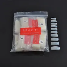 Foreign trade selling a total of20 pcs / Bag pieces of natural color fake nail nail plastic nail factoryEC3