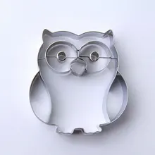 AMW 3D Сова формочка из нержавеющей стали формочка для печенья мультфильм Животные формочка для печенья инструменты для печенья