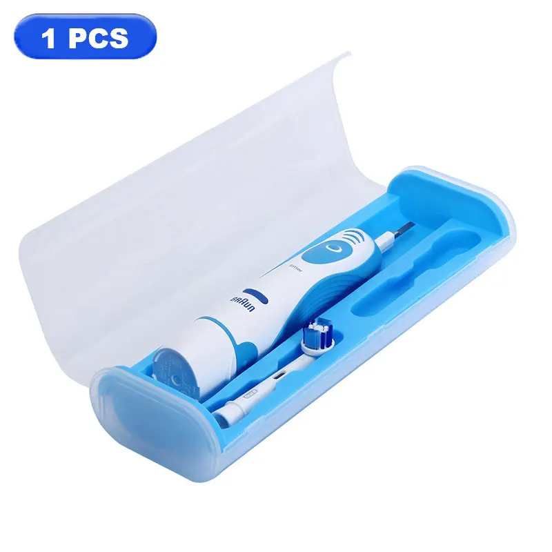 Estuche De Viaje de cepillo de dientes eléctrico portátil profesional, caja de almacenamiento protectora de plástico ligero para uso Oral y familiar