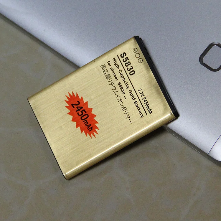 

Battery for s5830 EB494358VU Rechargeable Lion Gold Replacement Battery for S5830 GT-S5830 S5830i i569 i579 s5670 battery