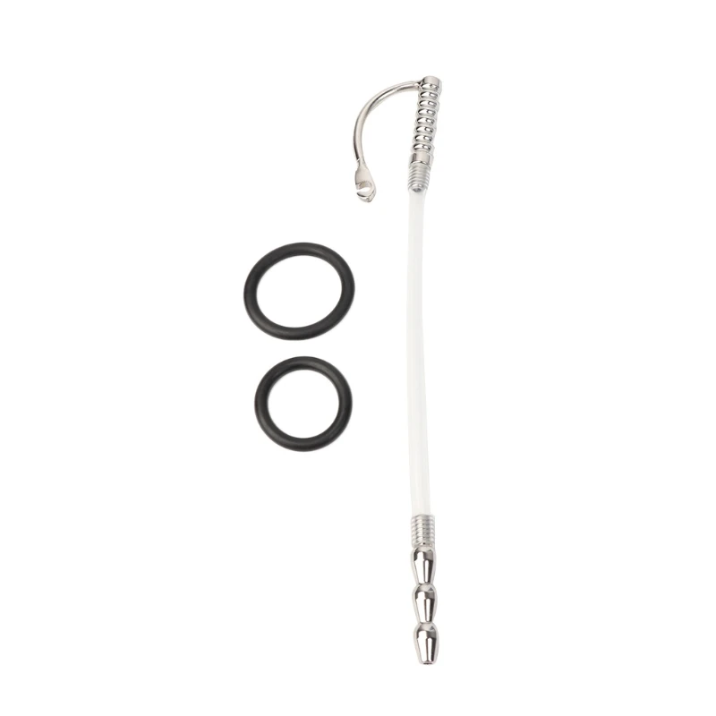 Silicone Urethral Dilator Urethral Dilator 35cm Hollow Silicone Urethral Sound Penis Plug Male Masturbator Sex Toys Urethra Stimulation Sounding Urethral Dilators Catheter