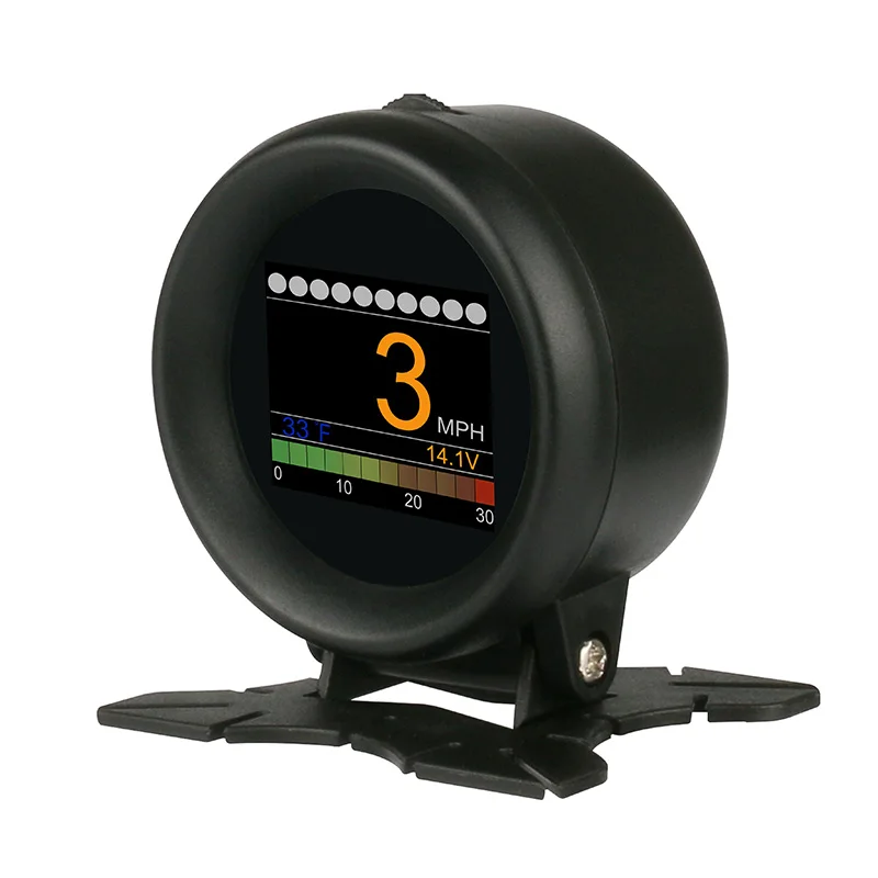 

Car OBD Multi-function Digital Turbo Boost Pressure Meter Alarm Speed Oil Water Temp Gauge 12V OBDII Code Reader diagnostic tool