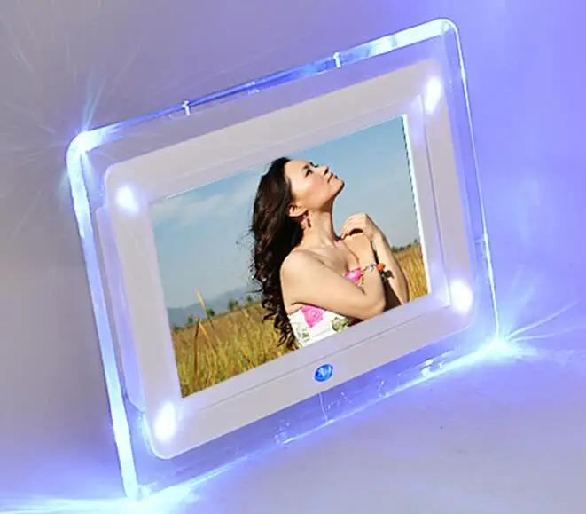 Функцией Мути, 7-дюймовая фоторамка hd электронный фотоальбом ультра-тонкий портативный ЖК-экран свадебные фото цифровая рамка подарок