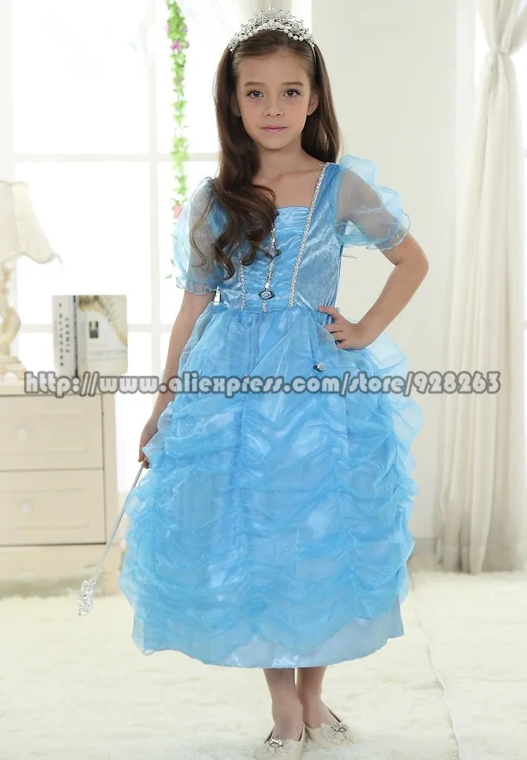 Костюмы для девочек костюм принцессы платье для дня рождения Производительность одежда сказочные костюмы нарядное платье вечернее платье