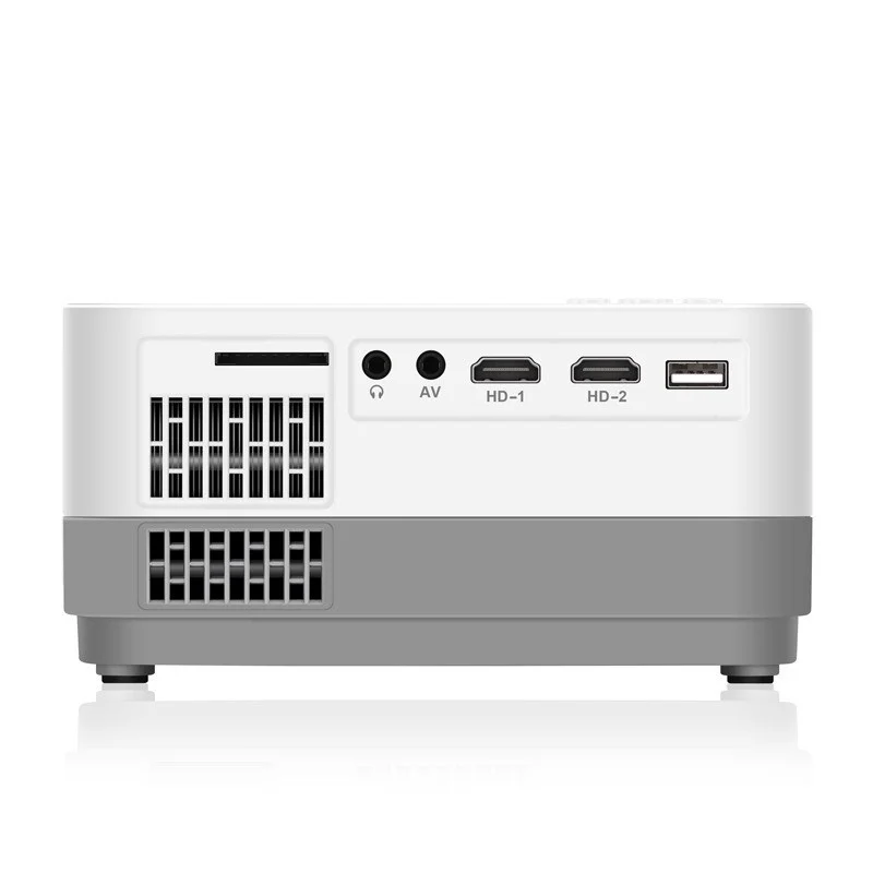  LED Projector Full HD 1080P Support LCD Video Projector Compatible with LaptopPhone Xbox PS4 HiFi S
