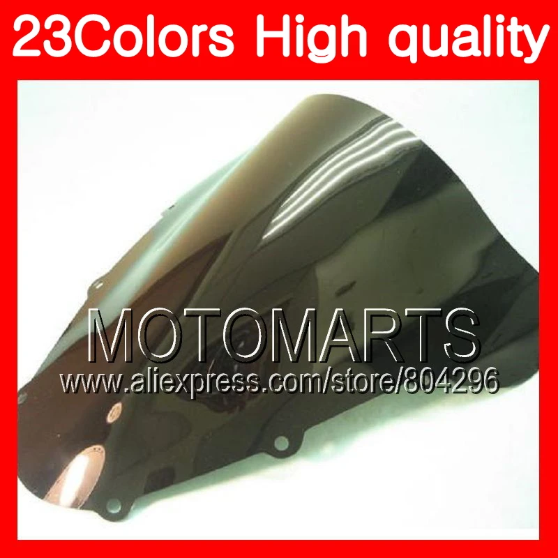 Ветровое стекло для KAWASAKI NINJA ZZR1200 02 03 04 05 ZZR-1200 ZZR 1200 2003 2004 2005 хромированное черное