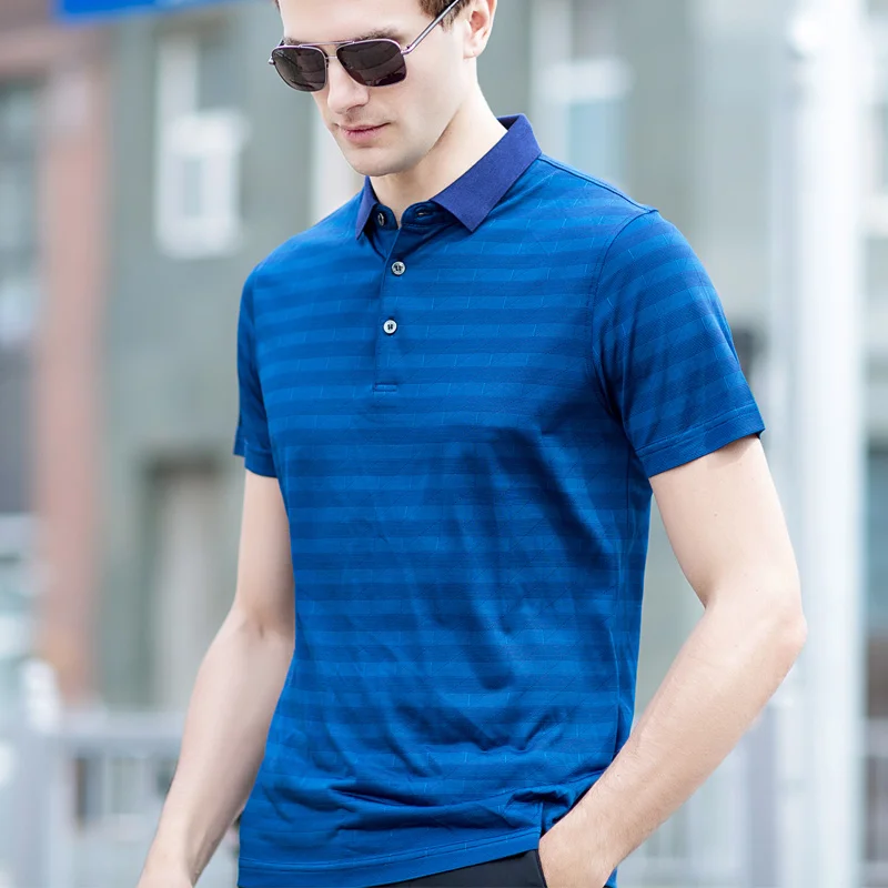 camisa polo de seda