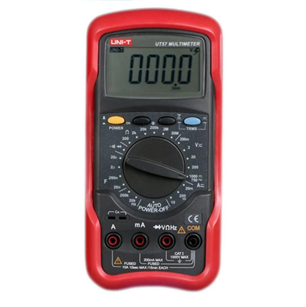 

UNIT UT55 Digital Multimeter 1000V 20A DMM AC DC Voltage Current Resistance Diode Temperature Meter Tester Ammeter Voltmeter