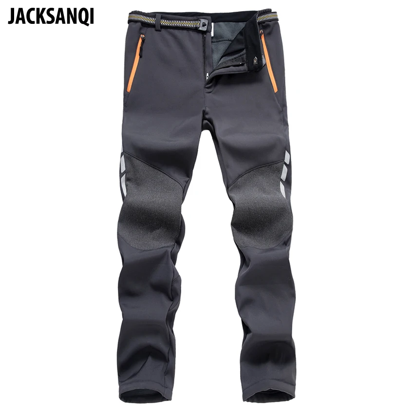 JACKSANQI de invierno de los hombres de lana gruesa pantalones impermeable al aire libre de senderismo Camping senderismo esquí Hombre Deporte Pantalones de deporte de RA164 JACKSANQI de invierno de los hombres de lana gruesa pantalones impermeable al aire libre de senderismo Camping senderismo esquí Hombre Deporte Pantalones de deporte de RA164