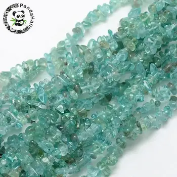 

Natural Apatite Chip Beads Strands, 3~5x3~5mm, Hole: 1mm; about 32"