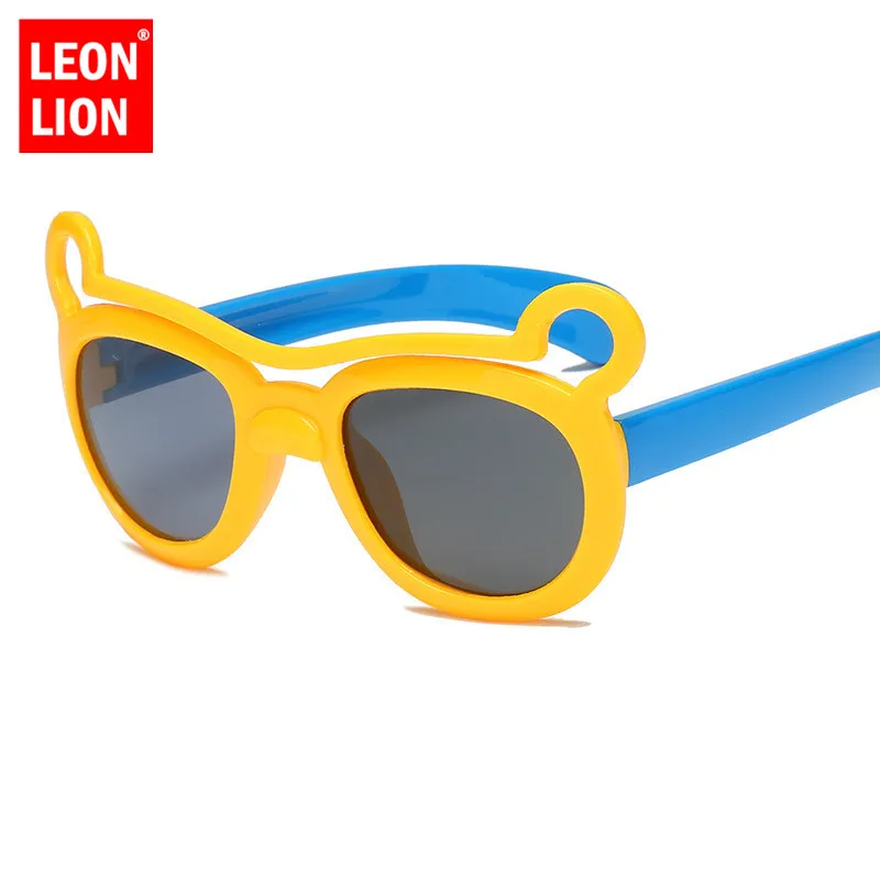 LeonLion 2018 мультфильм детей солнцезащитные очки для женщин Путешествия Открытый