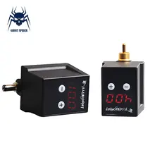 Привидение, паук мини беспроводной мощность татуировки RCA/DC разъем для татуировки ручка