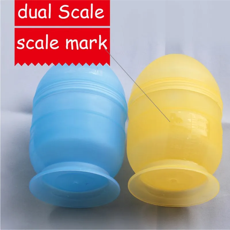 200ml Plastic Hair Tint Coloring Bowl Shaker Cup Professional Hair Dye