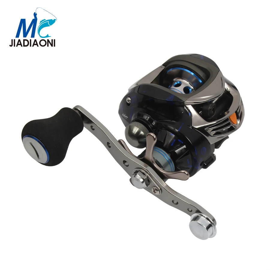 

JIADIAONI Baitcasting Reel Left/Right Hand 11+1 Ball 6.3:1 Ratio Fly Fishing Reel China Water Drop Reel Single arm Fishing Reel