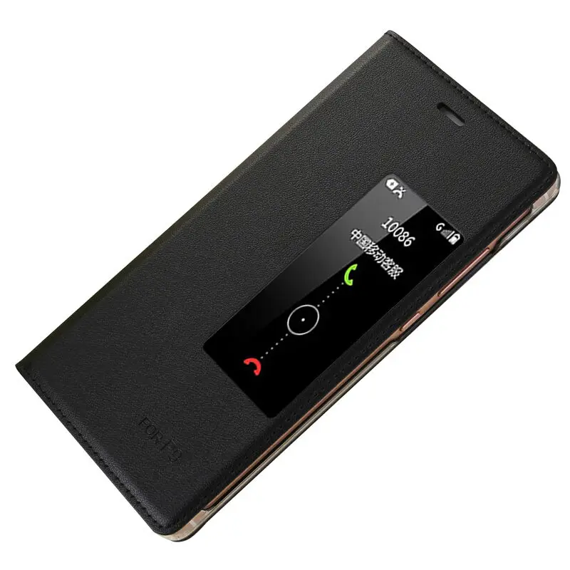 S guard P8 Оригинальный чехол для мобильного телефона Huawei флип кожаный ответа на
