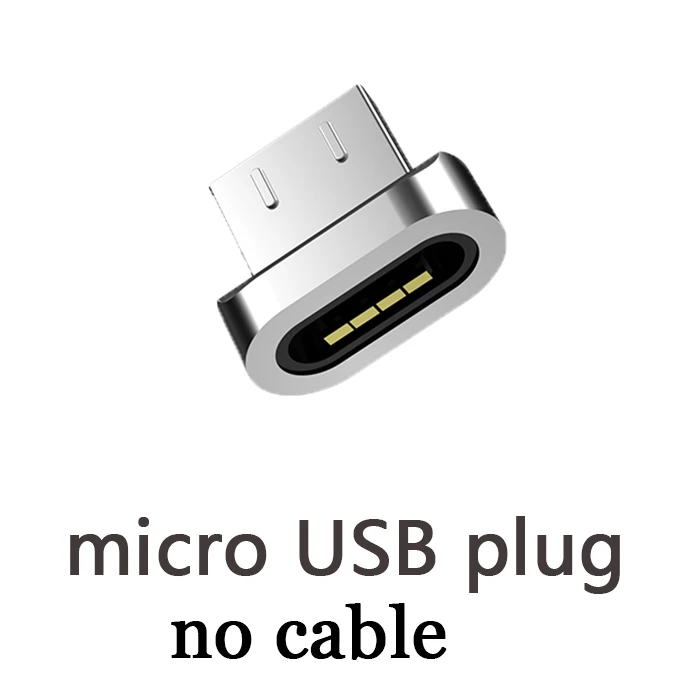WSKEN Магнитный кабель Micro USB Магнитный кабель для зарядки iPhone Xs Max Xr type C USB C Быстрая зарядка данных для samsung S9 Note8 S8 - Цвет: micro USB plug