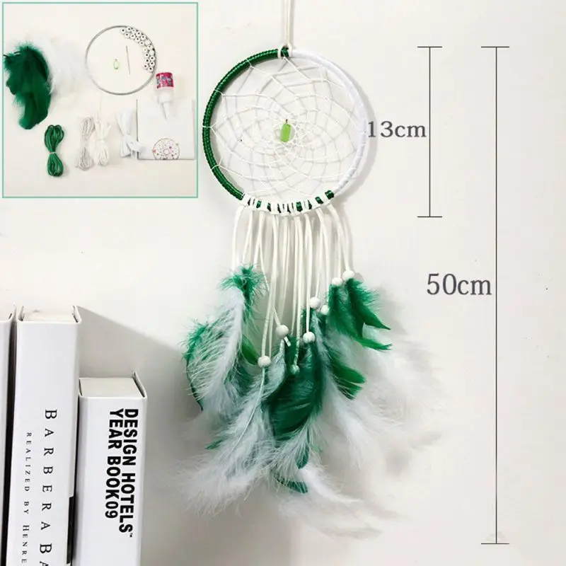 New Indian Style Sweet Dream Feather Dreamcatcher Wind Chimes For Bedroom Decor Wall Hanging Decor Gift For Kids Gifts 1