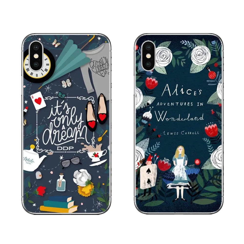 Cartoon Alice Phone Cases For IPhone 7 7 Plus 6S 6 5 5S SE X 10 Alice 