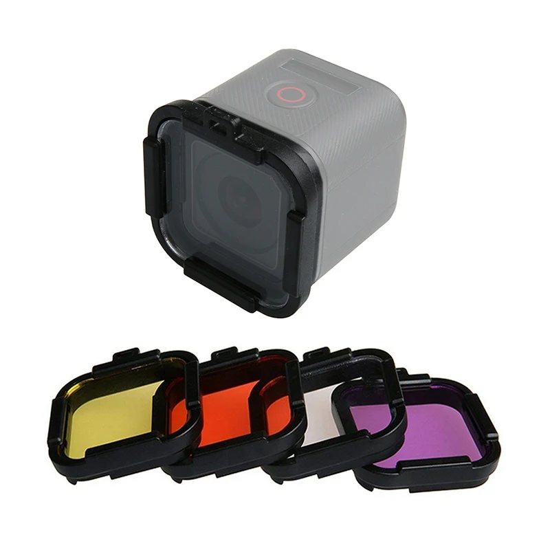 Underwater Diving Filter for Go Pro Hero 4 session 5 session Dive Filter Lens Cover Cap Protector for GoPro 5 4 Session Acessory|Sports Camcorder Cases| - AliExpress