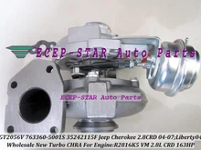 GT2056V 763360 757246 757246-0001 35242112G Turbo Turbocharger For Jeep Cherokee CRD 2004-07 Liberty 2004 R2816K5 VM 2.8L 163HP
