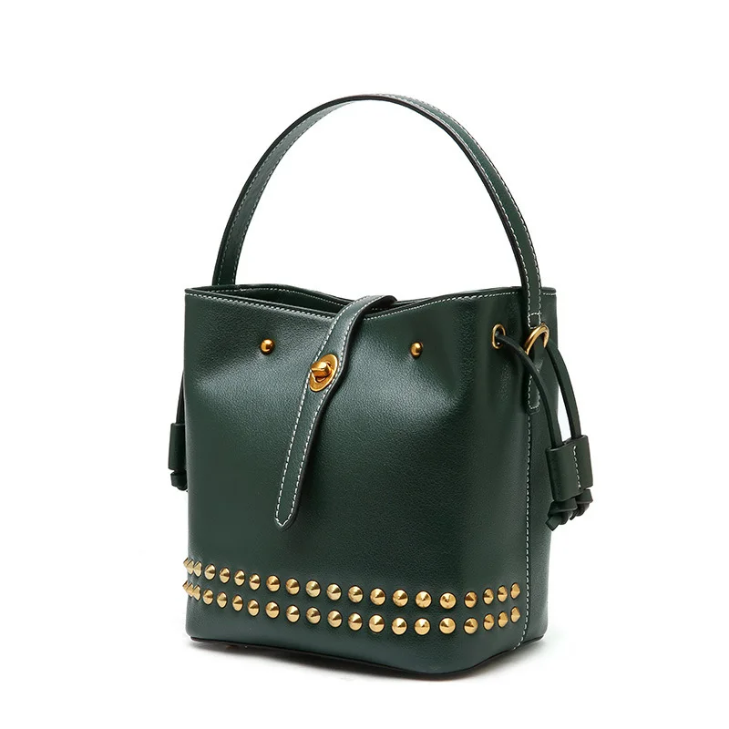 أزياء النساء جلد طبيعي دلو رسول حقائب الكتف حقائب النساء الفاخرة مصمم سيدة crossbody