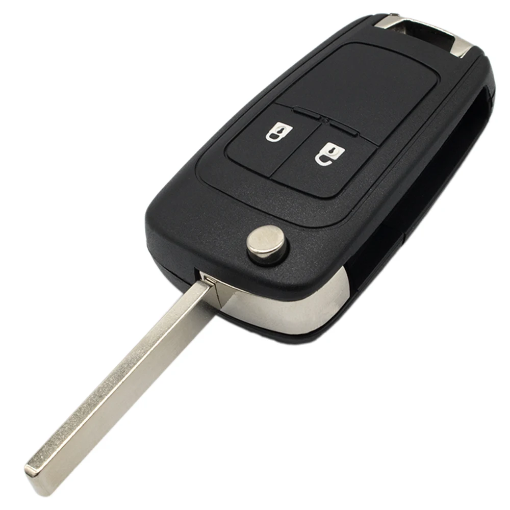 

WhatsKey 2 3 Button Folding Flip Remote Key Shell Fob Case For Chevrolet Cruze Epica Malibu Lova Camaro Impala Aveo With Logo