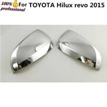 Car ABS chrome rear view Rearview Side Mirror Strip Cover sticks trim frame lamp hoods panel