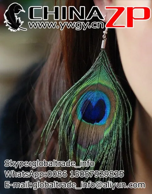 peacock feathers earring (2)