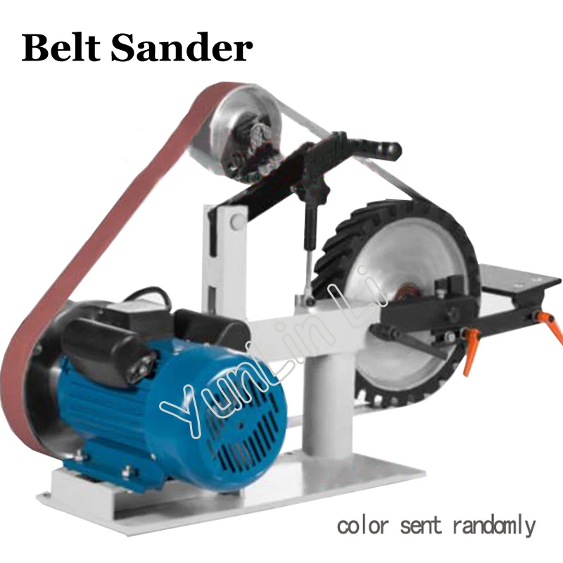 High Speed Belt Sander Polishing Machine Knife Grinding Burr Aluminum
