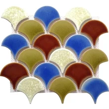 Ретро оболочки керамические мозаичные плитки для ресторана гостиной инженерный кирпичный фон стены/напольная плитка, Прямая с фабрики