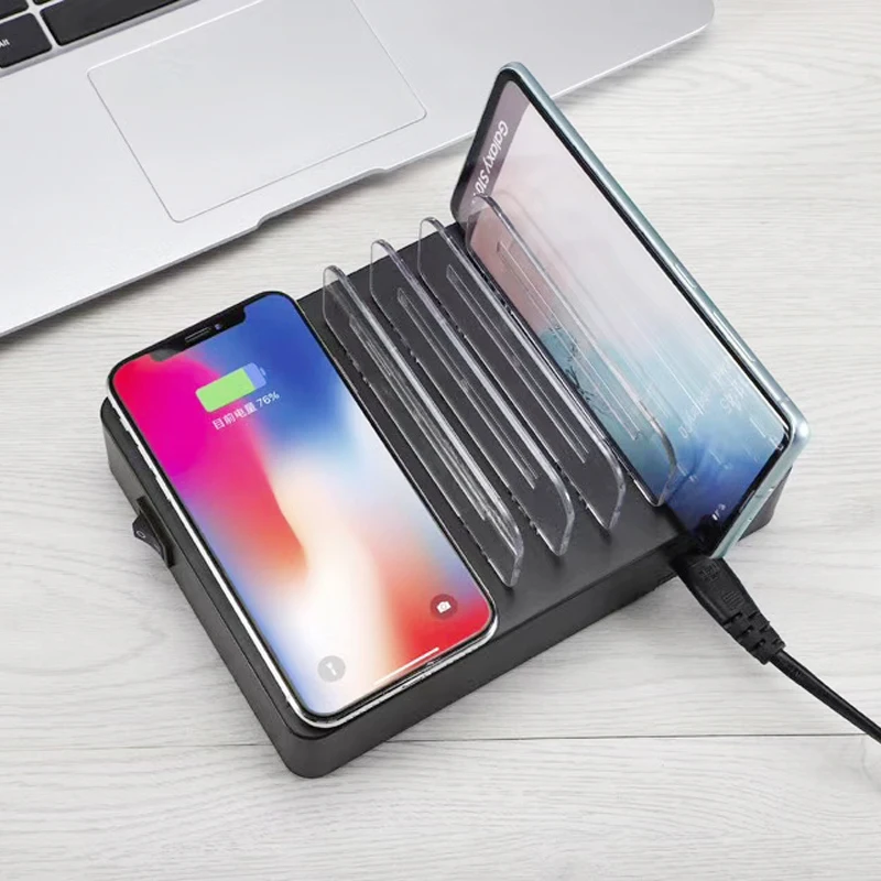 STOD Smart USB Charger Qi Wireless Charging