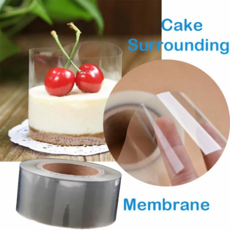 Mousse Cake Surrounding Edge Wrapping 6cm*40m Plastic Transparent