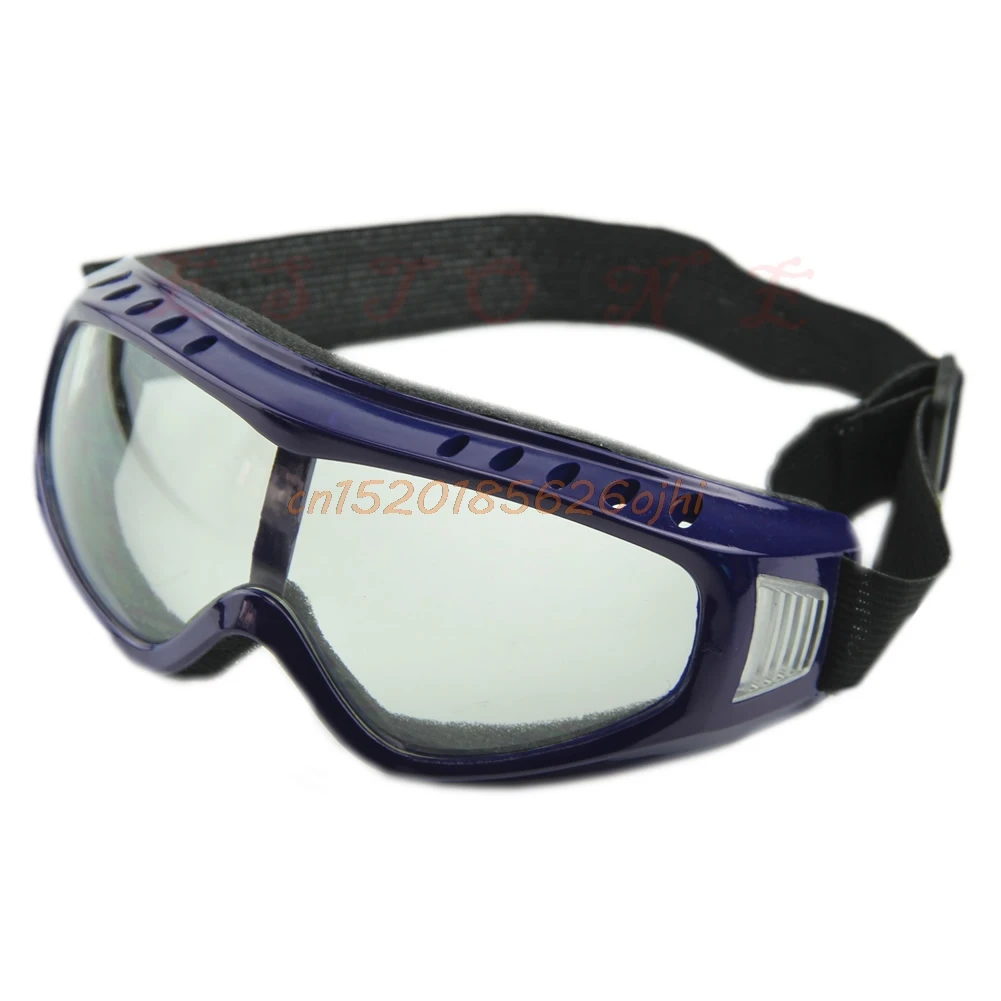 Открытый анти песок очки мотоцикл ветер защита от пыли очки с губкой# H030 - Цвет: Синий