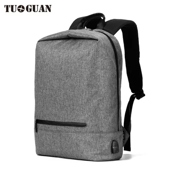 

TUGUAN Waterproof Oxford Men Laptop Backback School Bags For Boys Casual Travel Large Capacity USB Charge Anti theft Backpacks