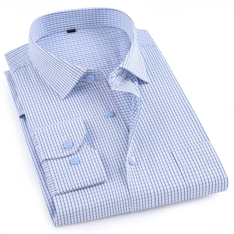 MACROSEA, классический стиль, мужские клетчатые рубашки с длинным рукавом, мужские повседневные рубашки, удобная дышащая мужская офисная одежда